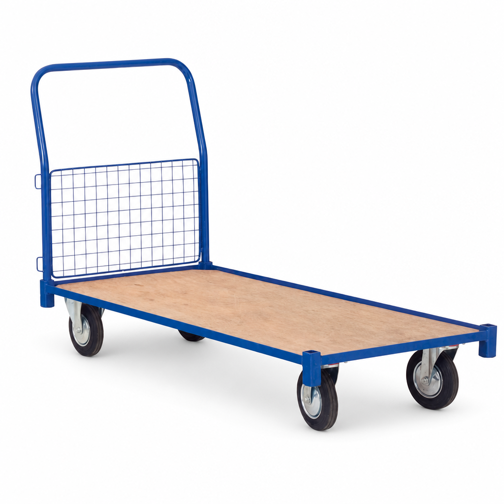 Extra Large Flatbed Platform Trolleys with Handle Options