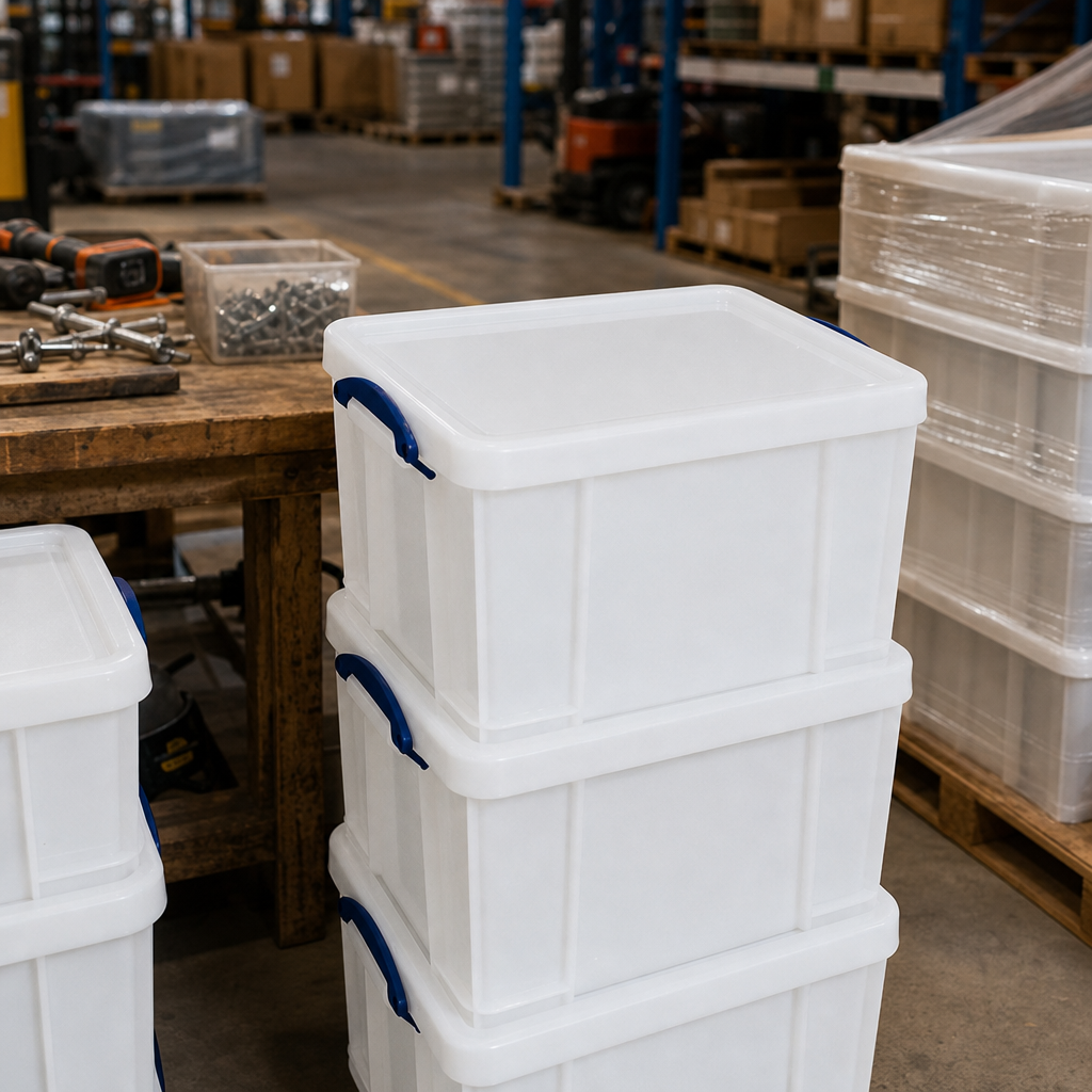 Extra Strong 42 Litre Storage Box with Lid