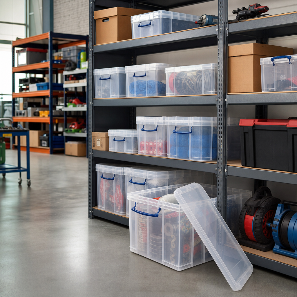 Extra Strong 42 Litre Storage Box with Lid