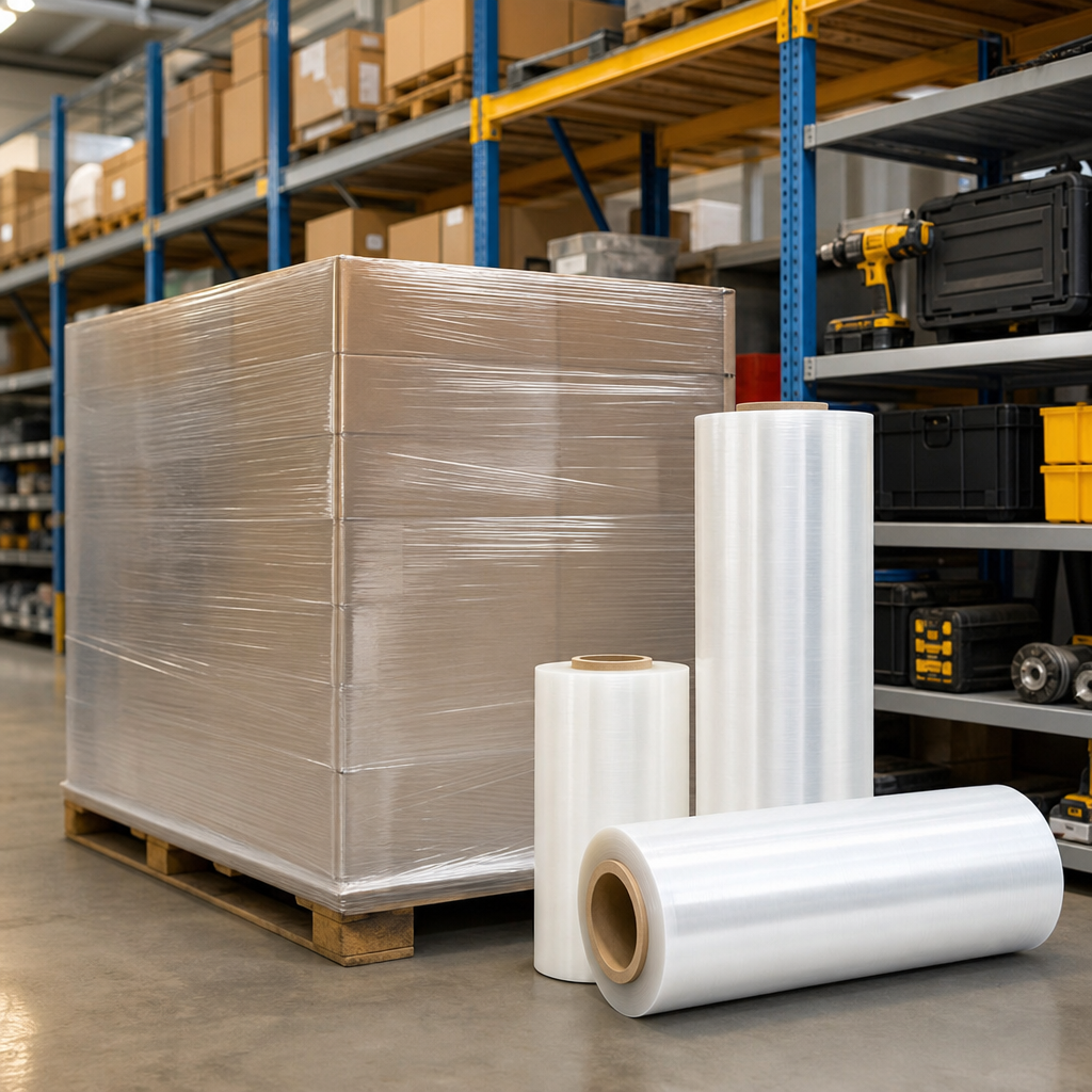 Extra Wide LDPE Shrink Film Rolls for Pallets