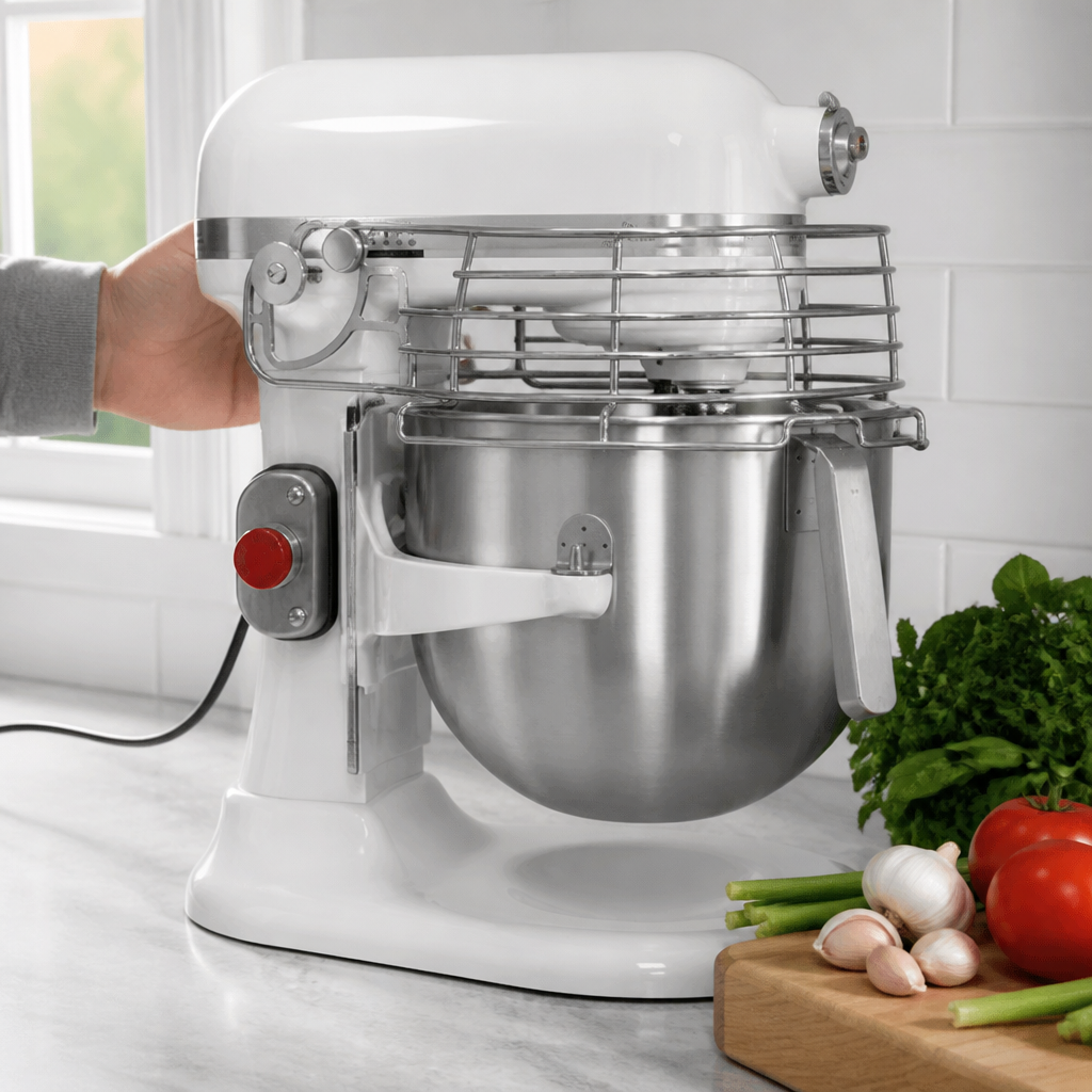 Commercial Countertop Mixer 5 Quart with versatile attachments