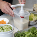 Commercial Sauce Dispenser with Pump 1.5L GN 1/9 Transparent