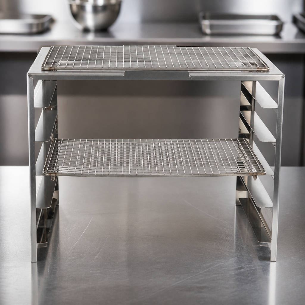 Medium Wide Konro Grill Robata Rack for Commercial Cooking