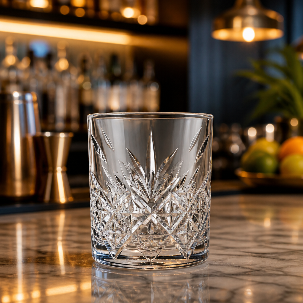 Vintage Cocktail Glasses 210ml Dishwasher Safe 12 Pack