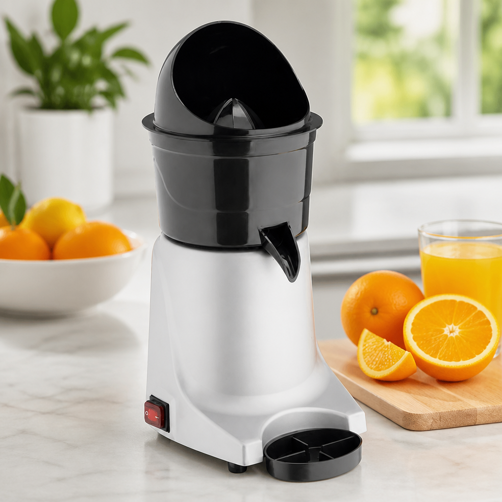 Commercial Citrus Juicer Electric 425mm Height Aluminium