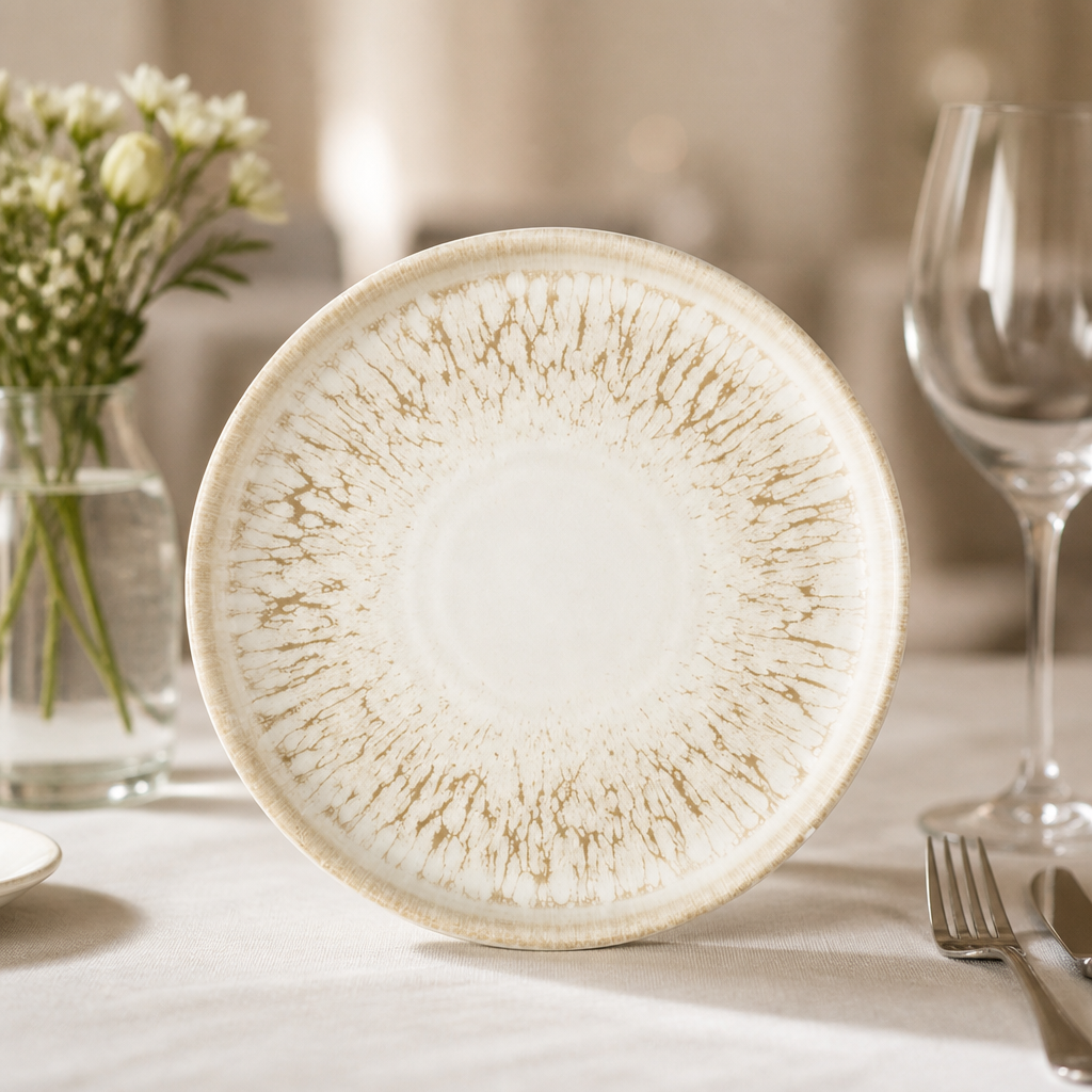 Commercial Walled Plates 157mm Microwave Dishwasher Safe 6 Pack