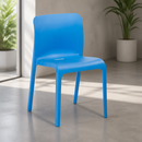 Commercial Canteen Seating Blue Chair 2 Pack 780x480x500mm