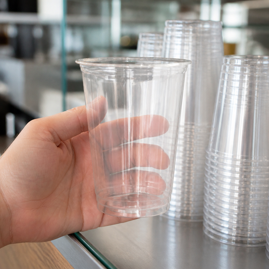 450ml Commercial Smoothie Cups 1000 Pack Recyclable rPET