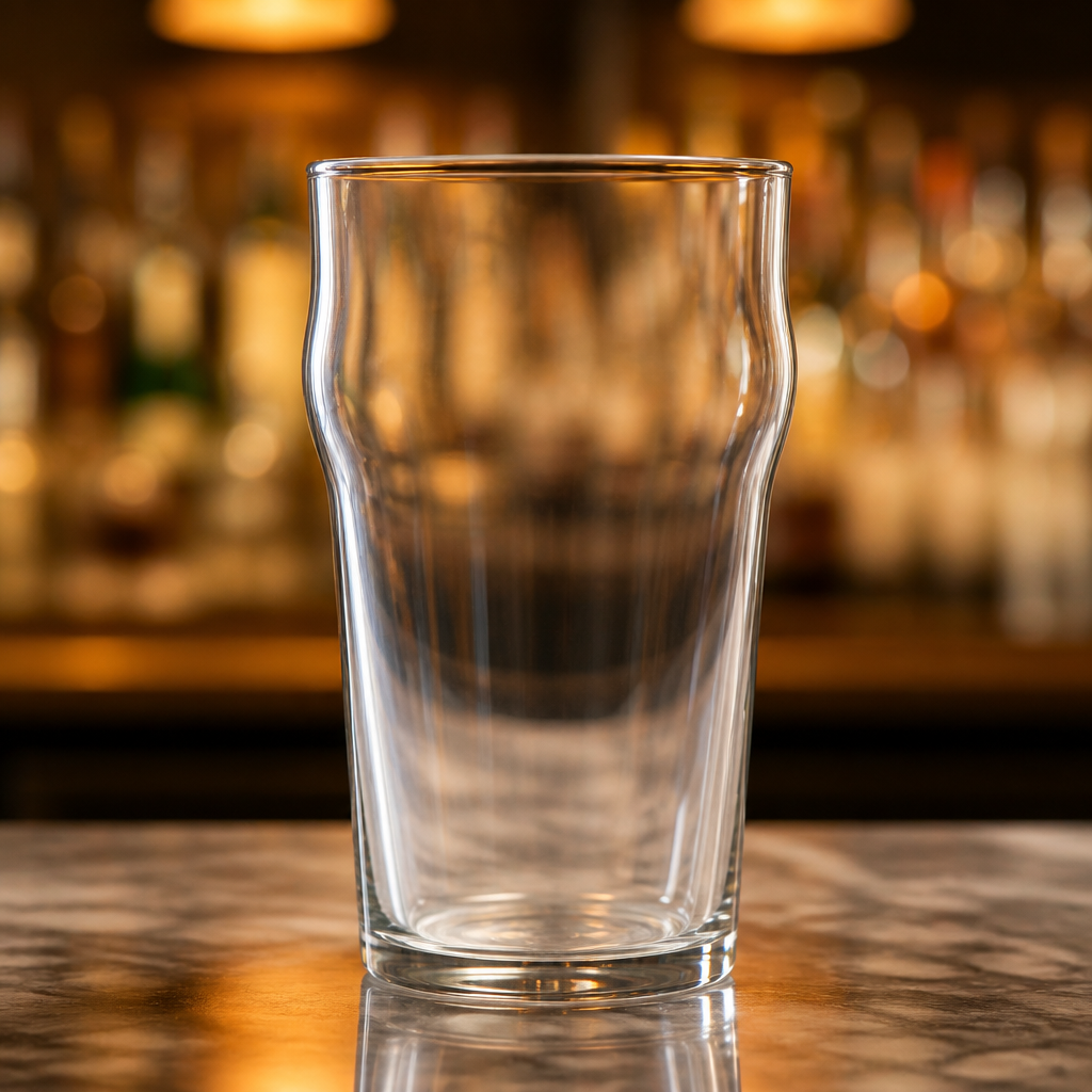 Commercial Half Pint Glasses - 285ml Nonic Tumbler - 24 Pack