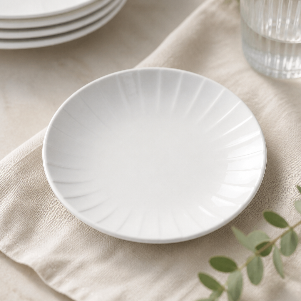 Commercial Coupe Plates 152.5mm - Stackable 12 Pack