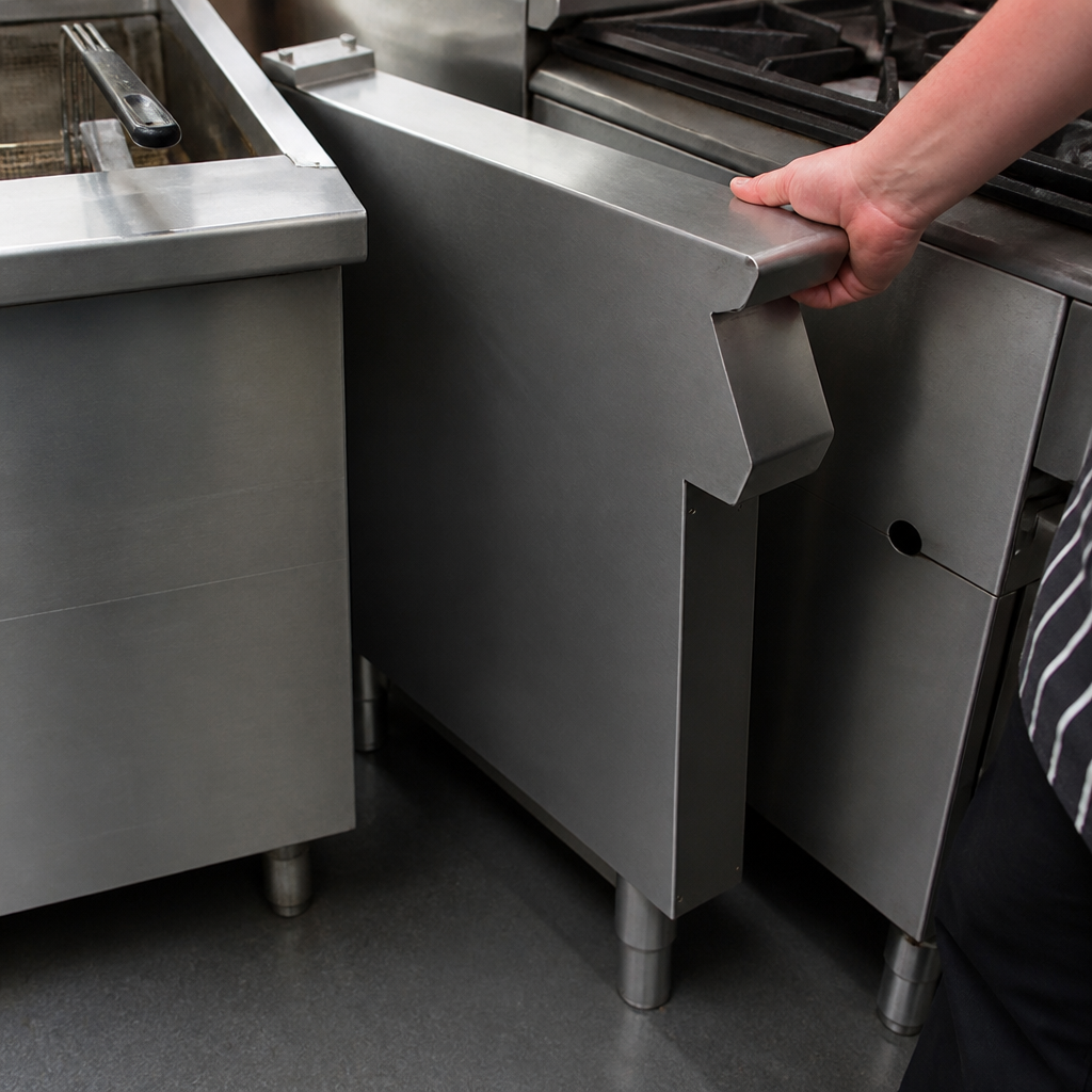 Commercial Infill Unit for Cook Line with Adjustable Legs