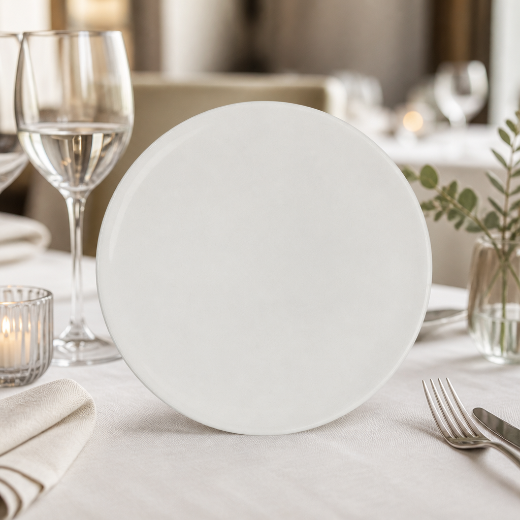 Commercial Round Elevations 100mm Fine China - 12 Pack