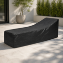 Commercial Sun Lounger Cover 2100x700mm Waterproof Black