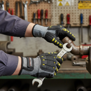 Premium Anti-Impact Cut Resistant Gloves in Grey and Black - Durable Protection for Hands During Heavy-Duty Tasks