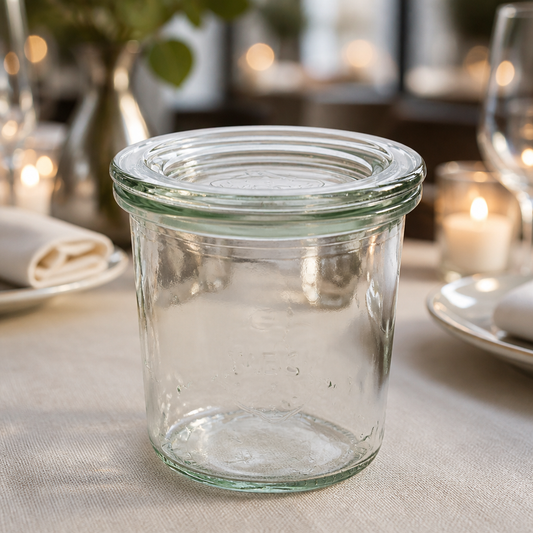 140ml Clear Glass Dessert Jars - 12 Pack Commercial Glassware