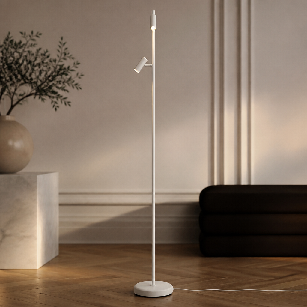Commercial Indoor Floor Lamp 1410mm Metal Design