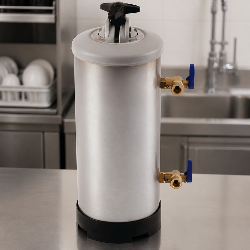 12L Commercial Manual Water Softener for Warewashing Systems