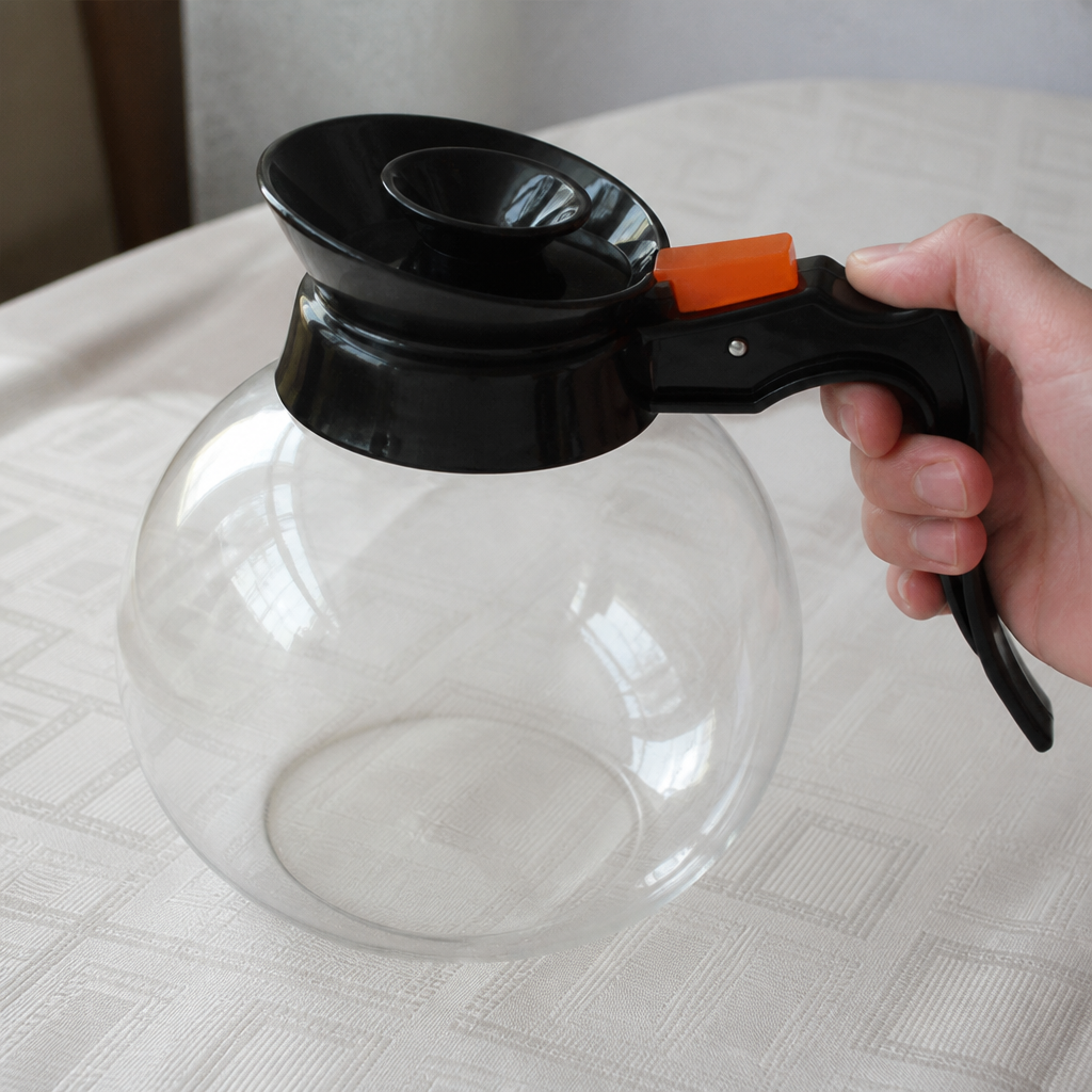 Commercial Glass Coffee Jug with Ergonomic Handle 1.5L