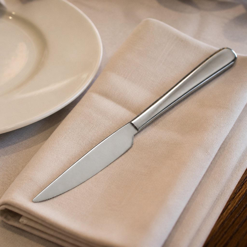 Commercial Steak Knife Set 12 Pack in high-quality stainless steel