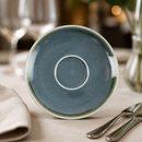 Commercial Porcelain Saucers 160mm Ocean Colour 6 Pack