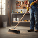 Premium Soft Wood Broom Handle 60" x 1 1/8" - Durable Construction for Effective Cleaning