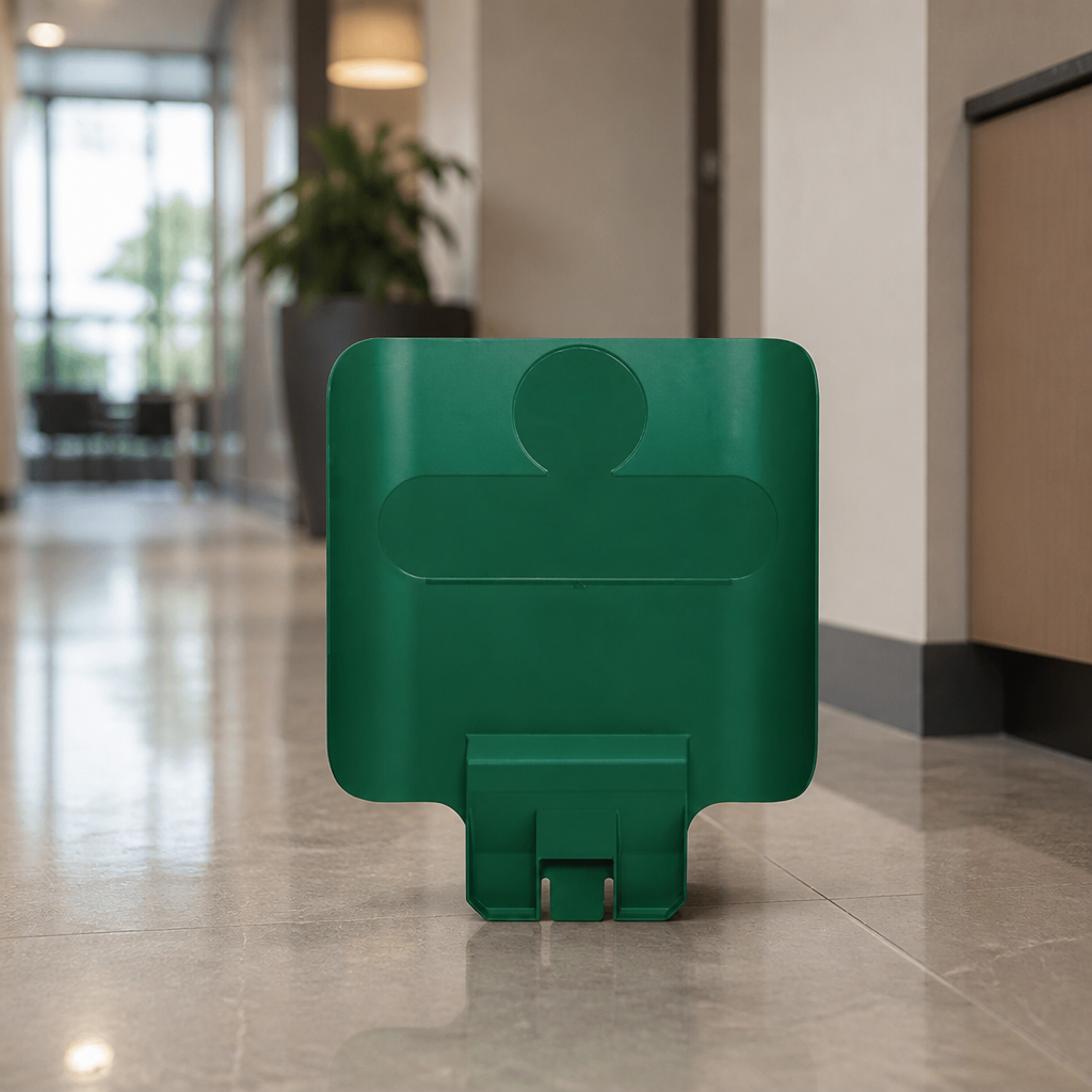Commercial Recycling Station Billboard Green 44cm High