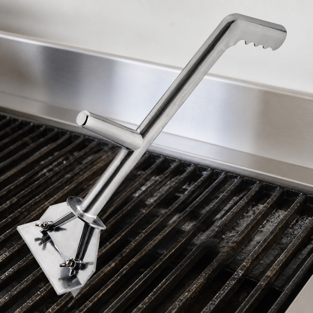 Commercial Heavy Duty Grill Scraper Stainless Steel 407mm