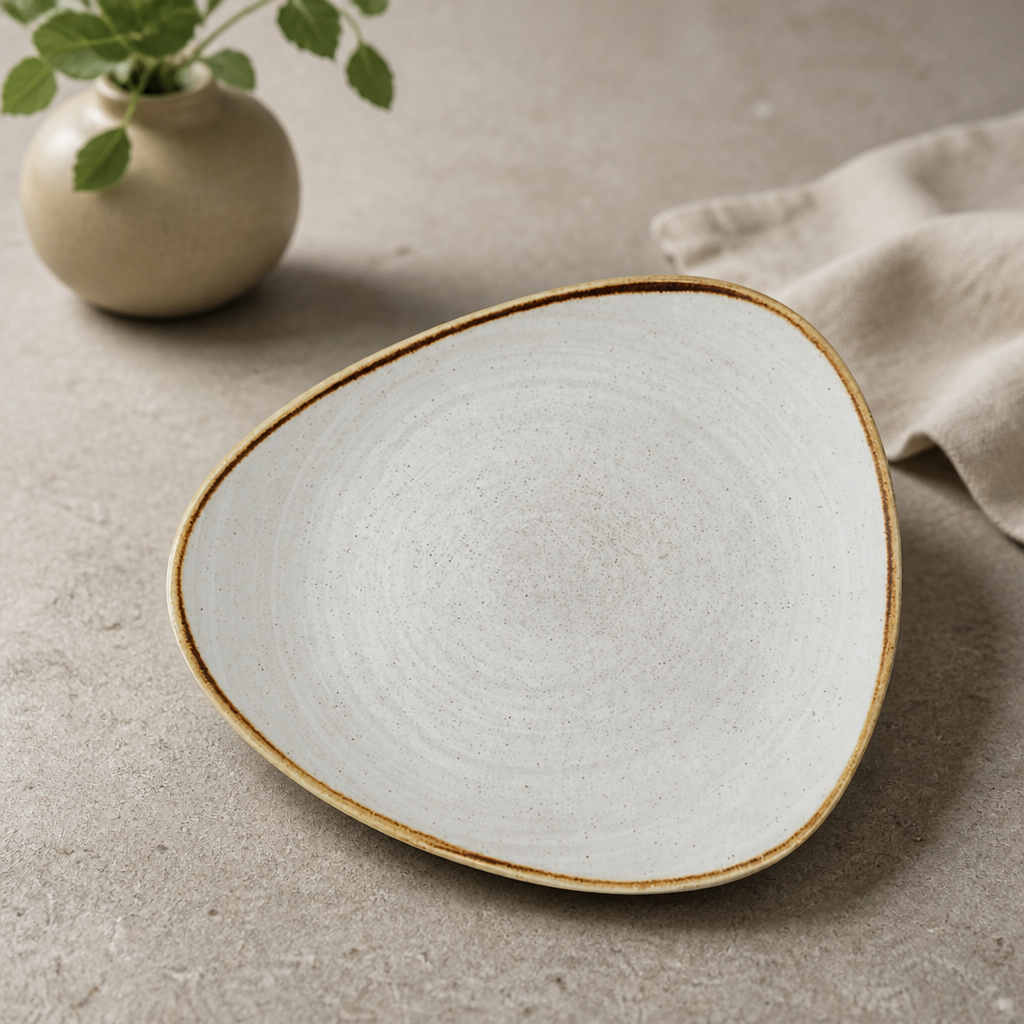 Commercial Raw Plates 228mm Grey 12 Pack