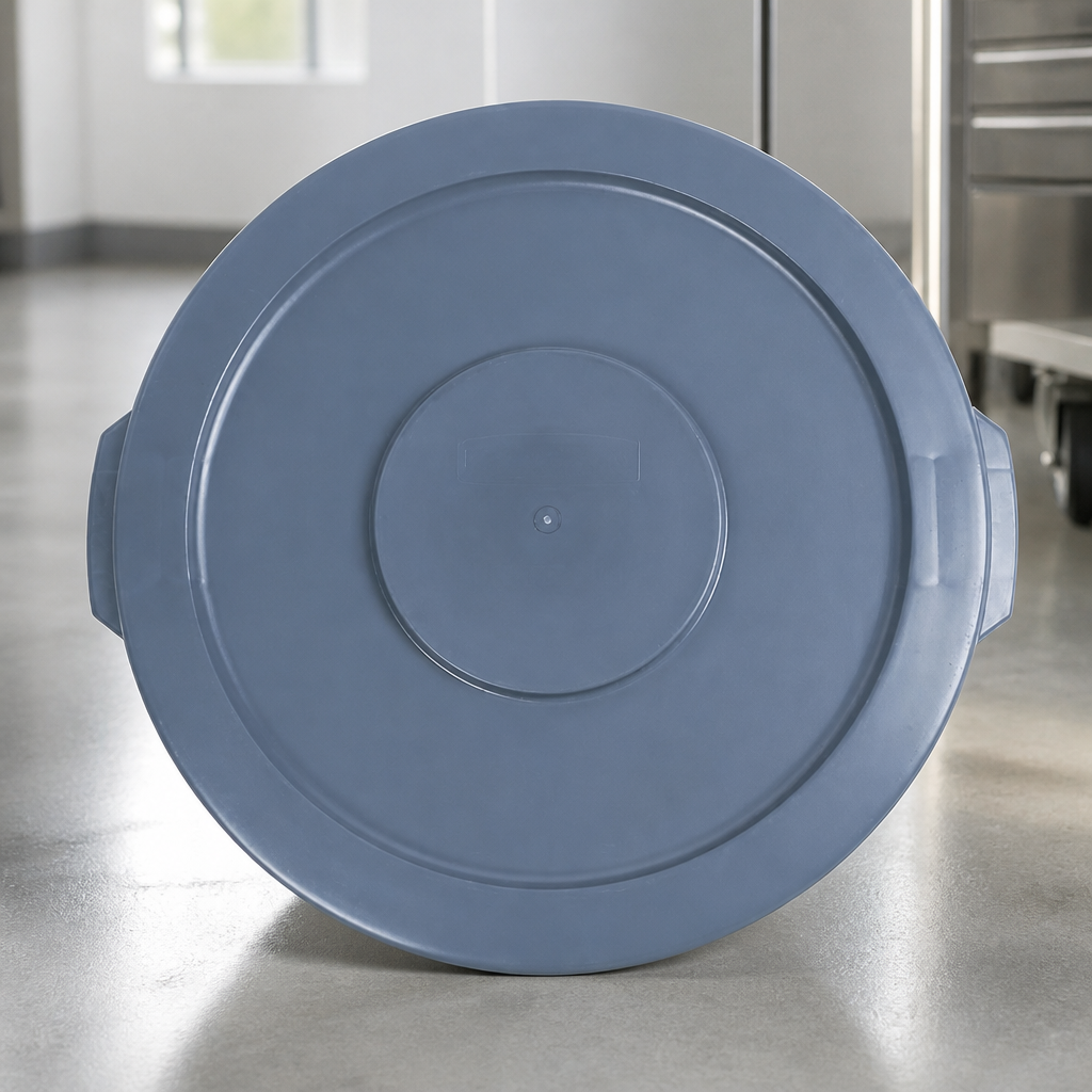 Commercial Snap On Lid Grey 37.9Ltr for Rubbish Bins