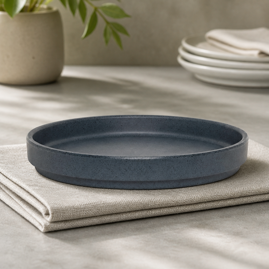 Commercial Melamine Stack Plates 159mm Dia for Appetizers