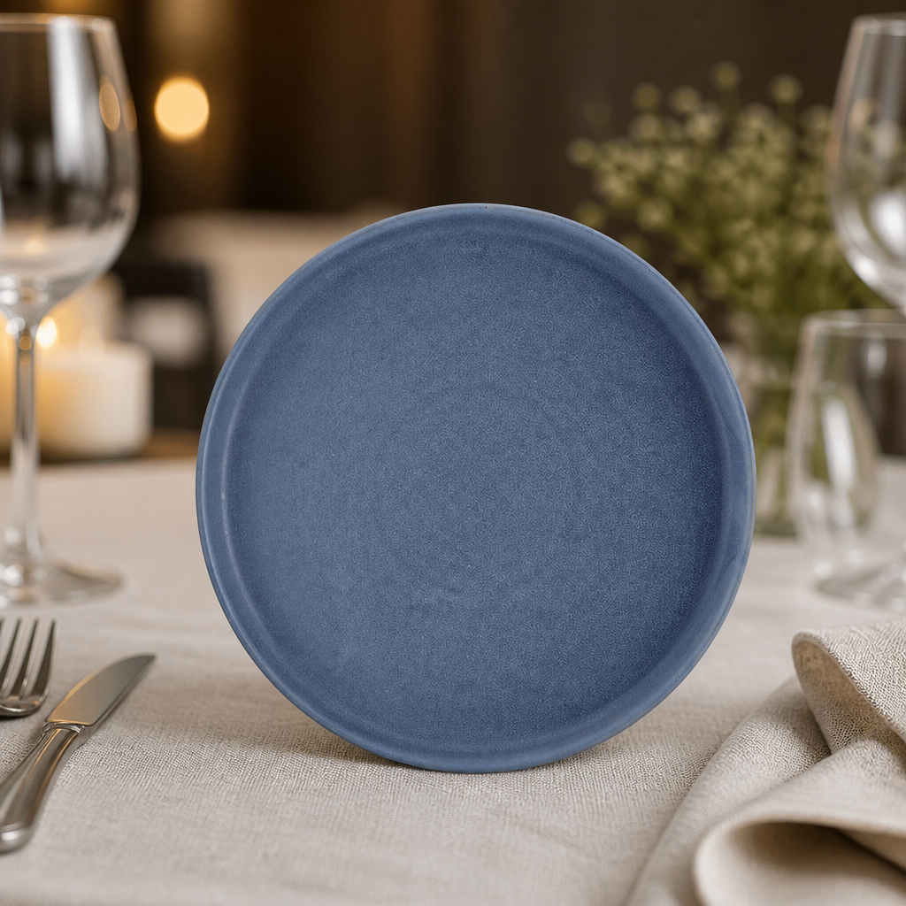 Commercial Walled Plates 157mm Super Vitrified Ceramic 6 Pack