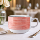 200ml Commercial Slimline Stacking Cups - 36 Pack Rio Pink