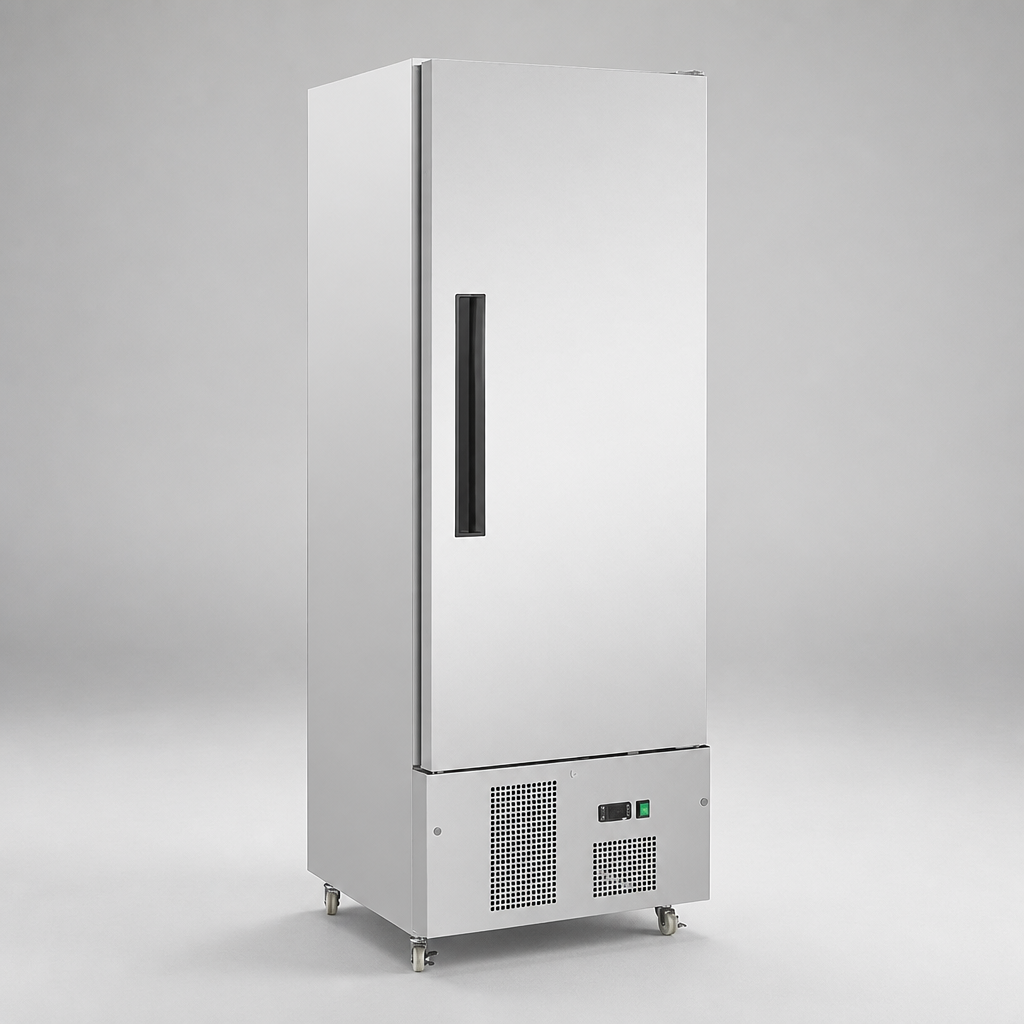 Commercial Upright Slimline Freezer 440Ltr Capacity