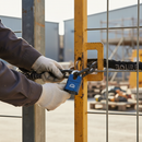 Premium Heavy Duty Padlock with Hardened Alloy Chain - Compact Design for Maximum Security