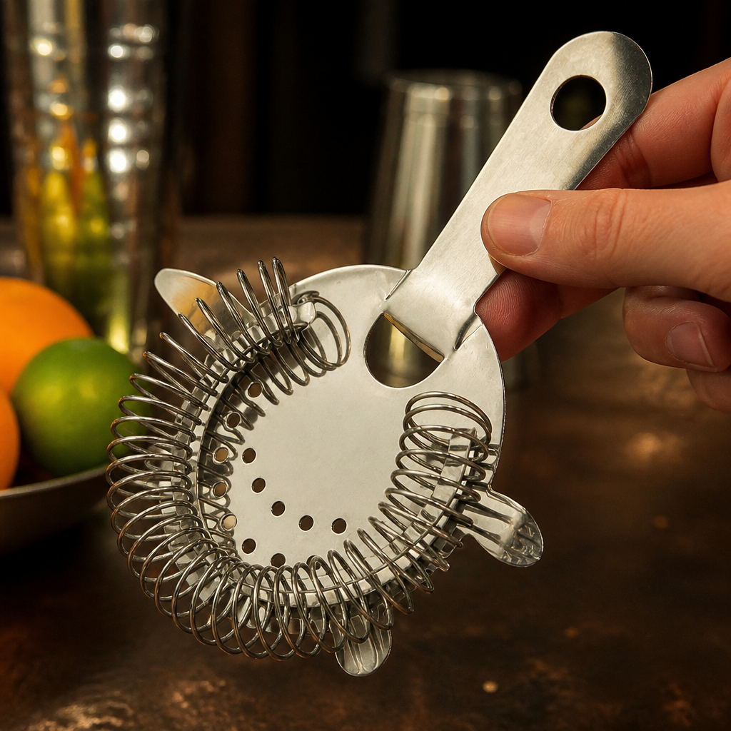 Commercial Hawthorne Strainer 4 Prong Stainless Steel Tool