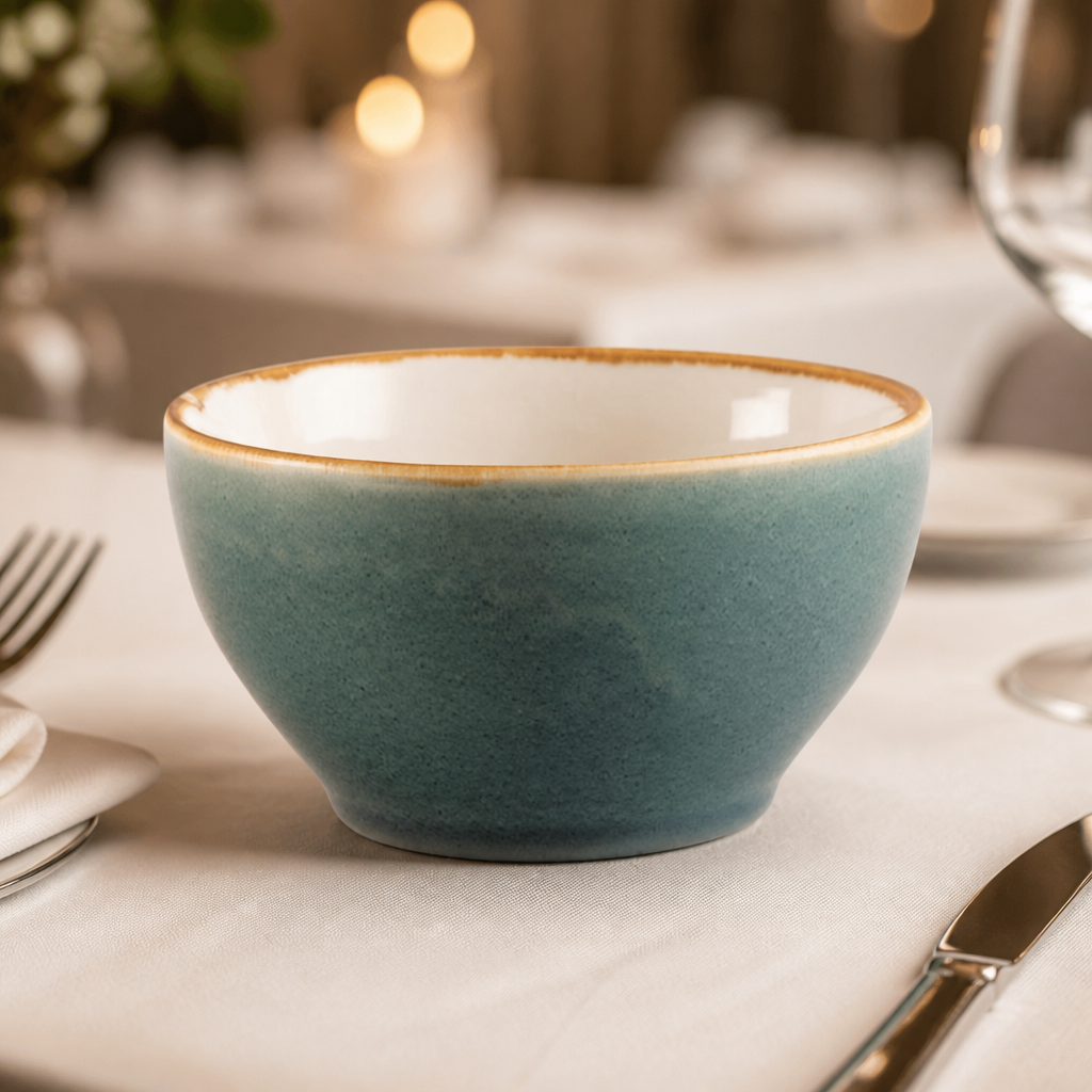 Commercial Soup Bowls 140mm 635ml Unique Finish 6 Pack