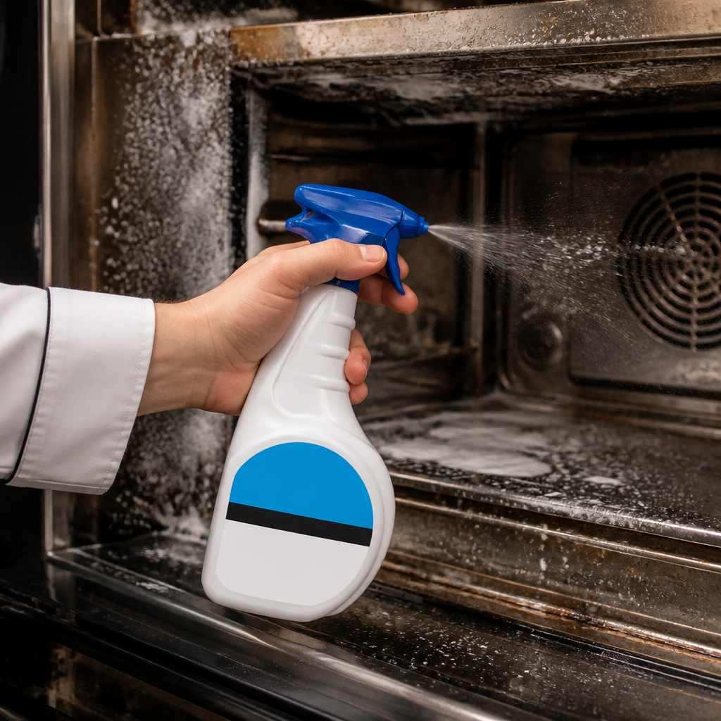 Commercial Oven Cleaner 750ml ready to use foaming formula