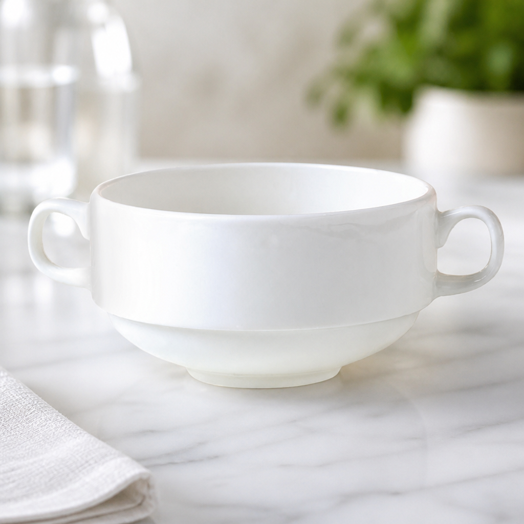 Commercial Stacking Handled Soup Cups 285ml - 36 Pack