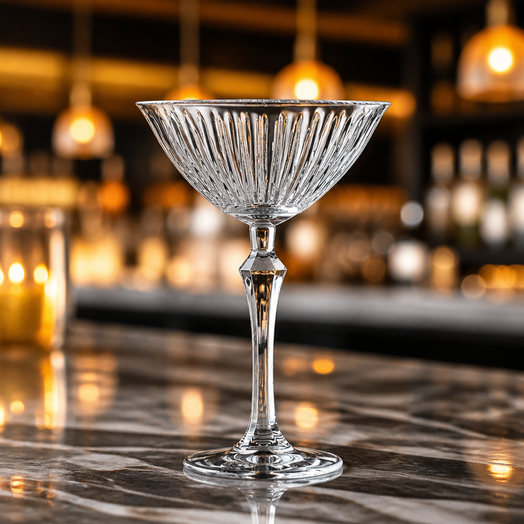 8 pack of elegant 220ml commercial martini glasses