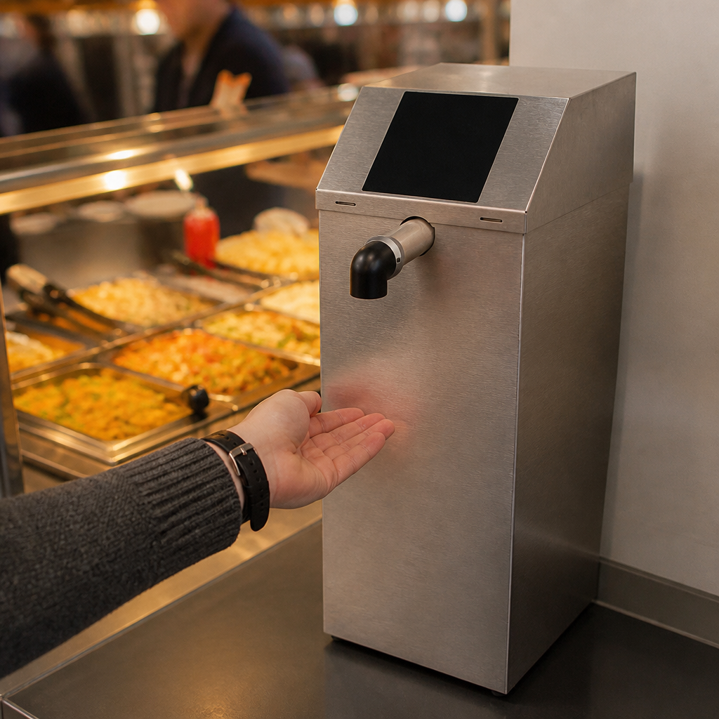 Commercial Touchless Sauce Dispenser for self-serve stations