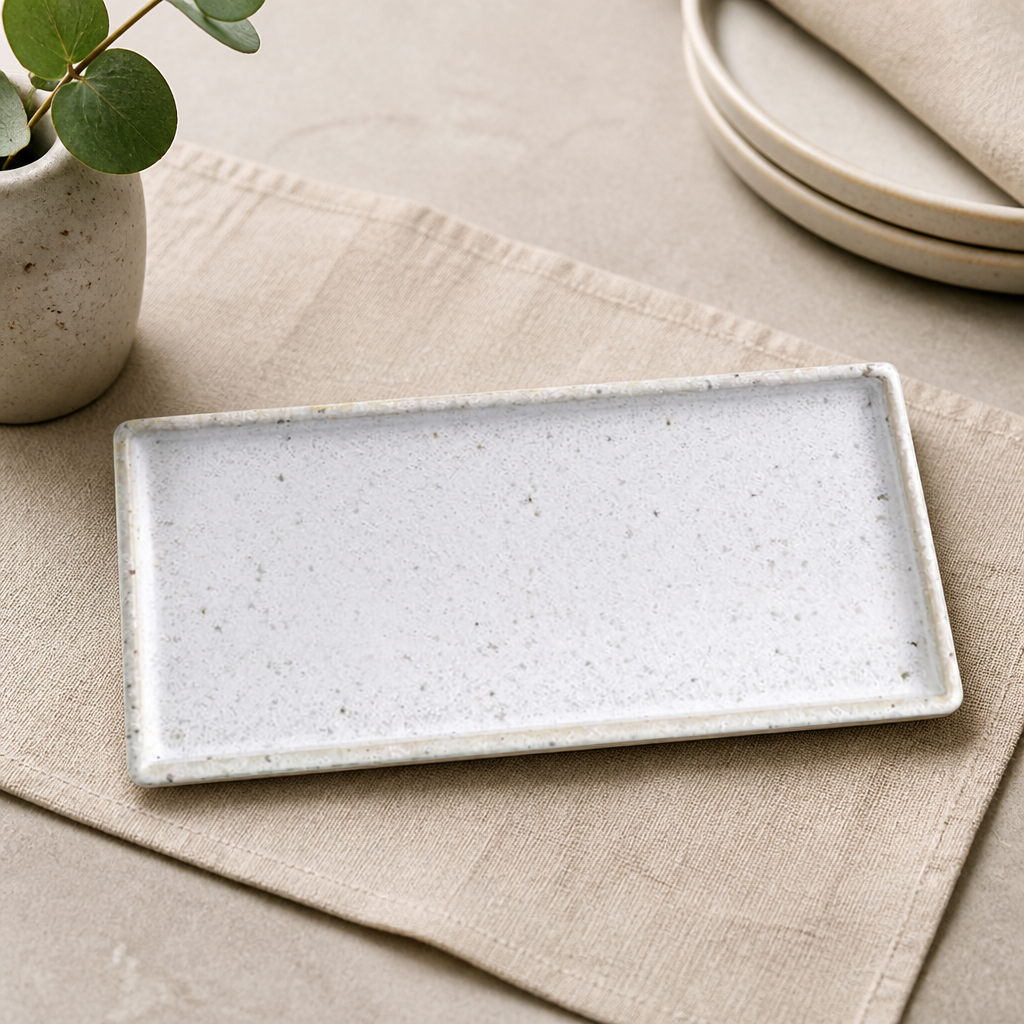 Commercial Rectangular Porcelain Trays 160mm 24 Pack