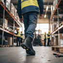 Premium Heavy Duty Ankle Boot with Composite Toe Cap and Anti-Slip Sole for Comfort and Safety