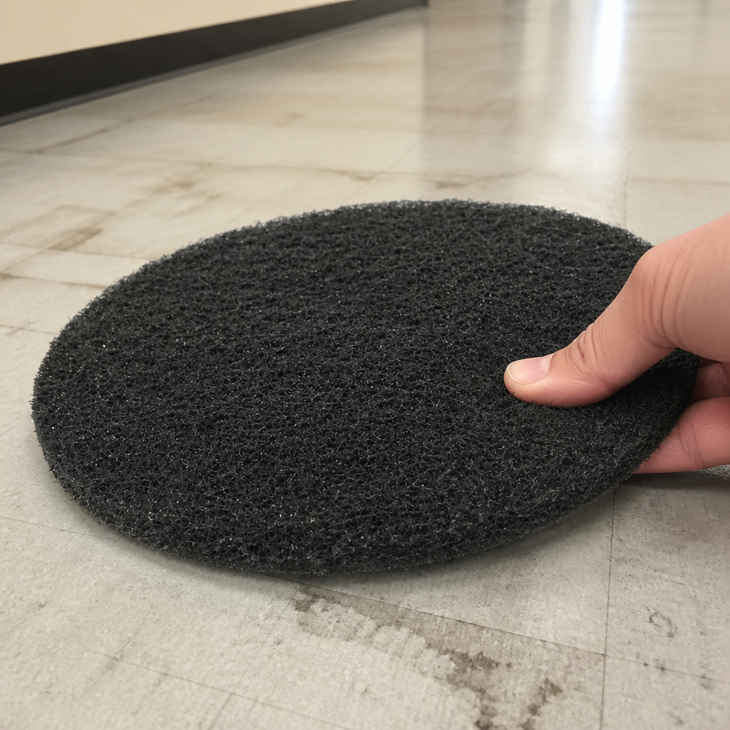 Commercial Floor Stripping Pads Black 432mm Diameter 5 Pack