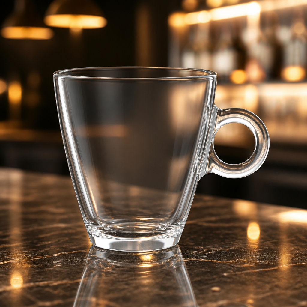 Commercial Coffee Glasses 310ml 12 Pack Durable Tempered Glass
