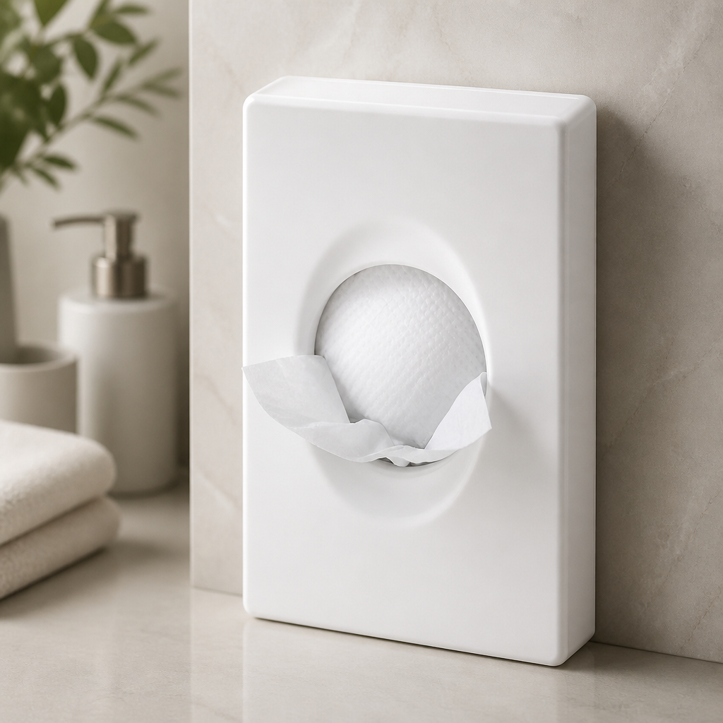 Sanitary Bag Dispenser Wall-Mounted for Commercial Use