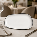 Commercial White Coupe Platters 286mm - 6 Pack