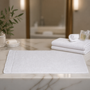 Commercial Bath Mat 500x800mm Microcotton Soft White