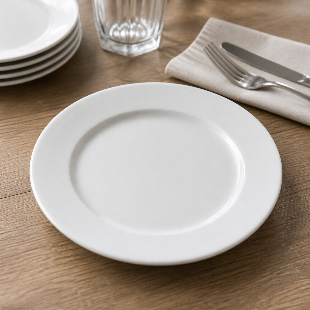 Wide Rimmed Starter Plates 202mm 12 Pack