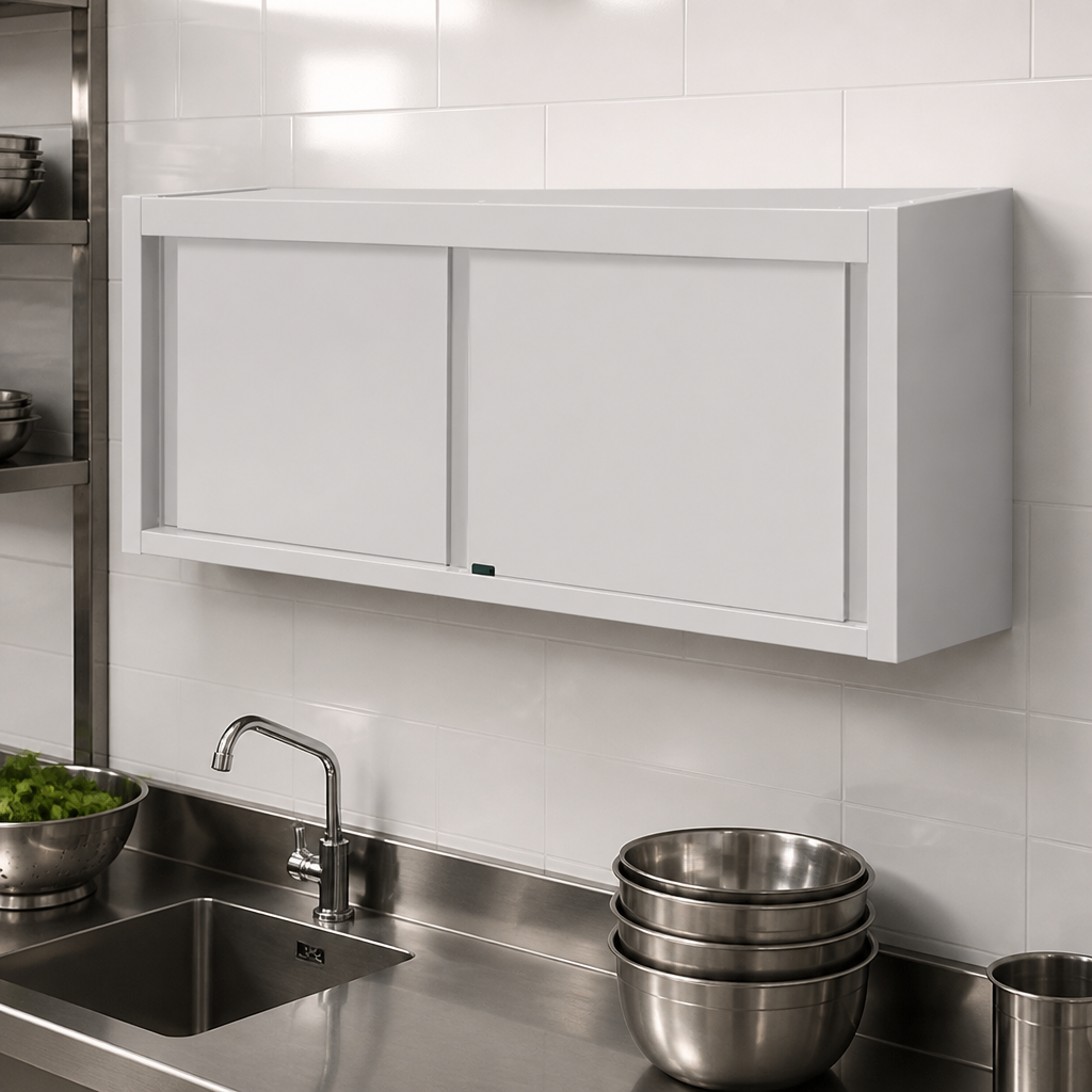 Commercial Stainless Steel Wall Cupboard 650x1500mm