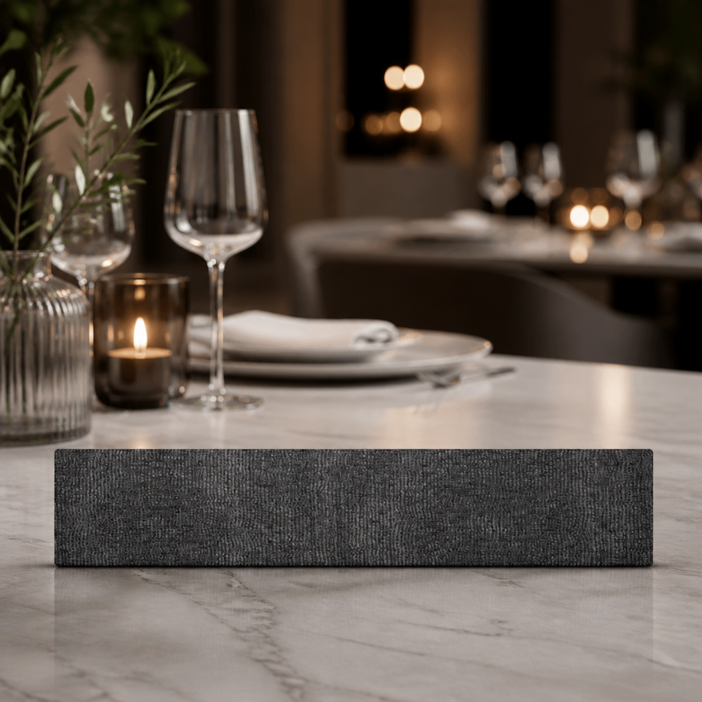Commercial Silicone Table Runner Black 356x180mm 3 Pack